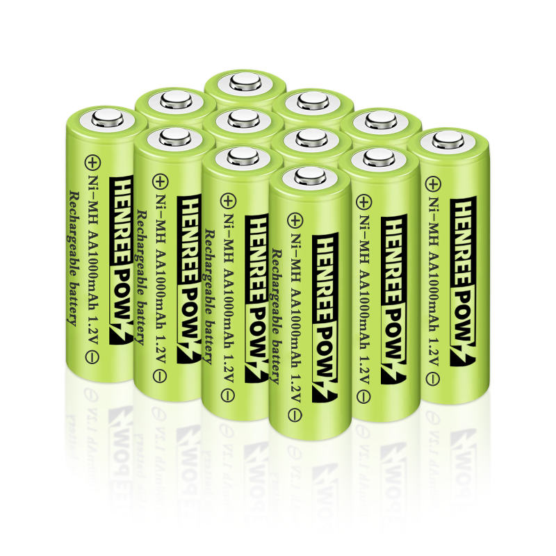 Henreepow 1.2V 600MAH AA NI-MH Oplaadbare batterijen