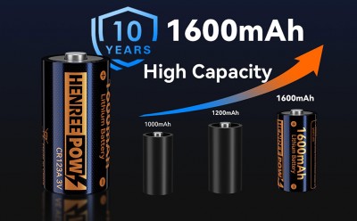 Henreepow AA 1.5V lithium oplaadbare batterij, reële hoge capaciteit 3000mwh (2000mah) li-ion aa bes